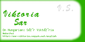 viktoria sar business card